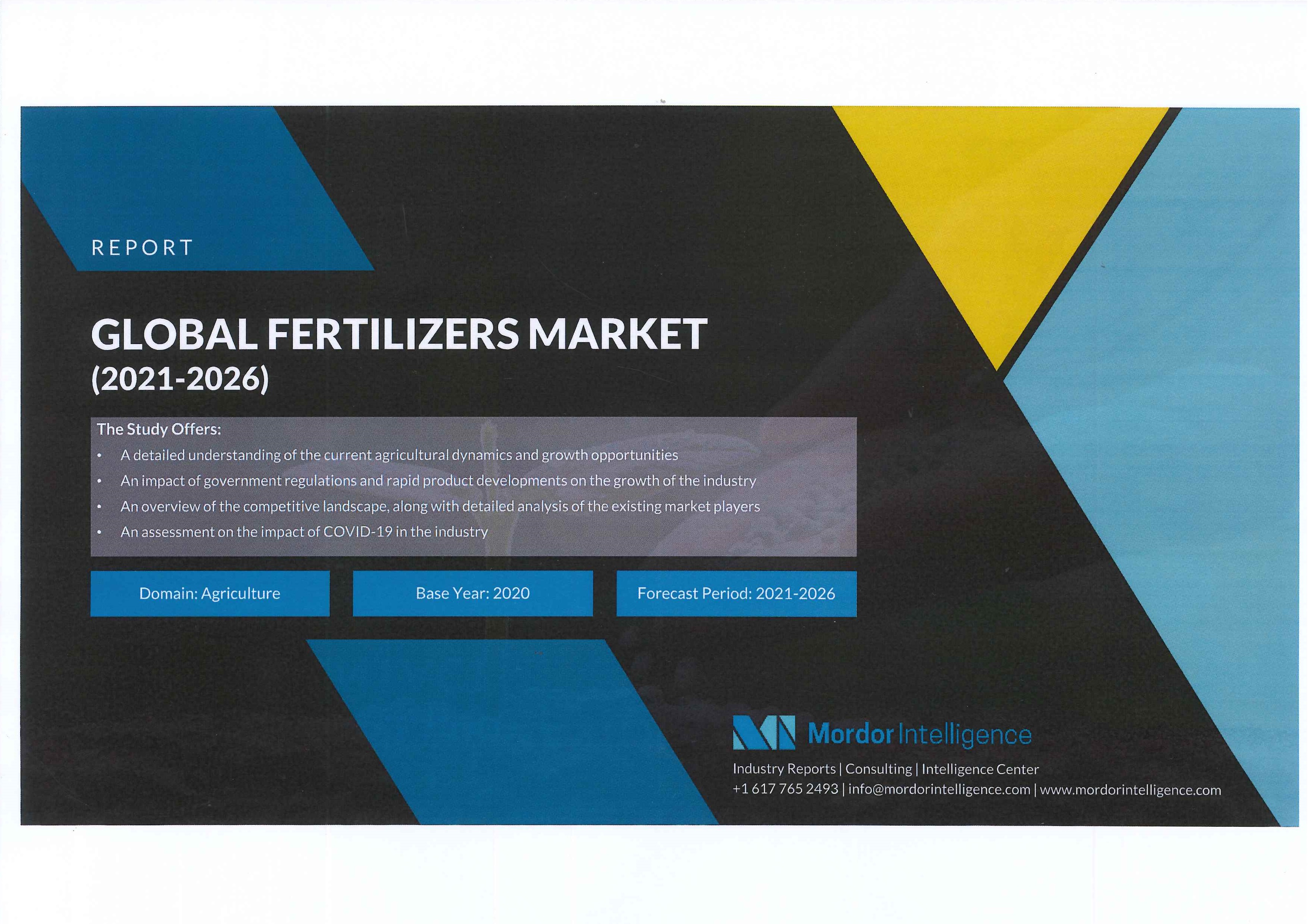 Global fertilizers market [e-book].2021-2026